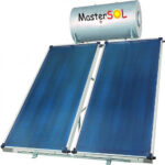 MasterSOL Eco Ηλιακός Θερμοσίφωνας 200 λίτρων Glass Διπλής Ενέργειας με 4τ.μ. Συλλέκτη